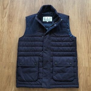 Barbour men’s navy shooting vest